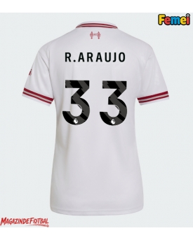 Liverpool Ronald Araujo #33 Tricou Fotbal Replică 2026-27 Femei Deplasare Liverpool Ronald Araujo #33 Tricou Fotbal Replică 2026-27 Femei Deplasare